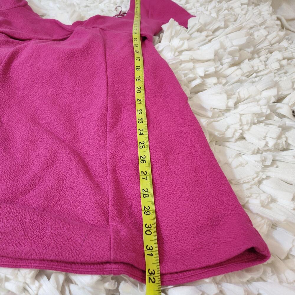 Anthropologie Maeve Dress Small Pink Twist Cutout Open Back Fit Flare $140 NWT - Picture 15 of 16